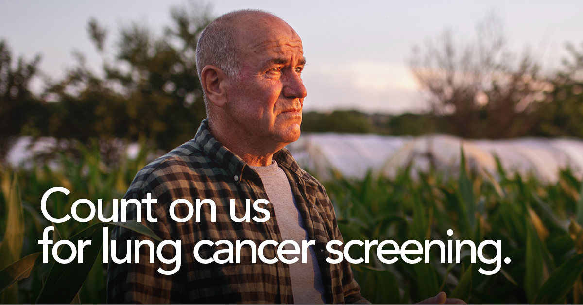 Count on us for lung cancer screening.